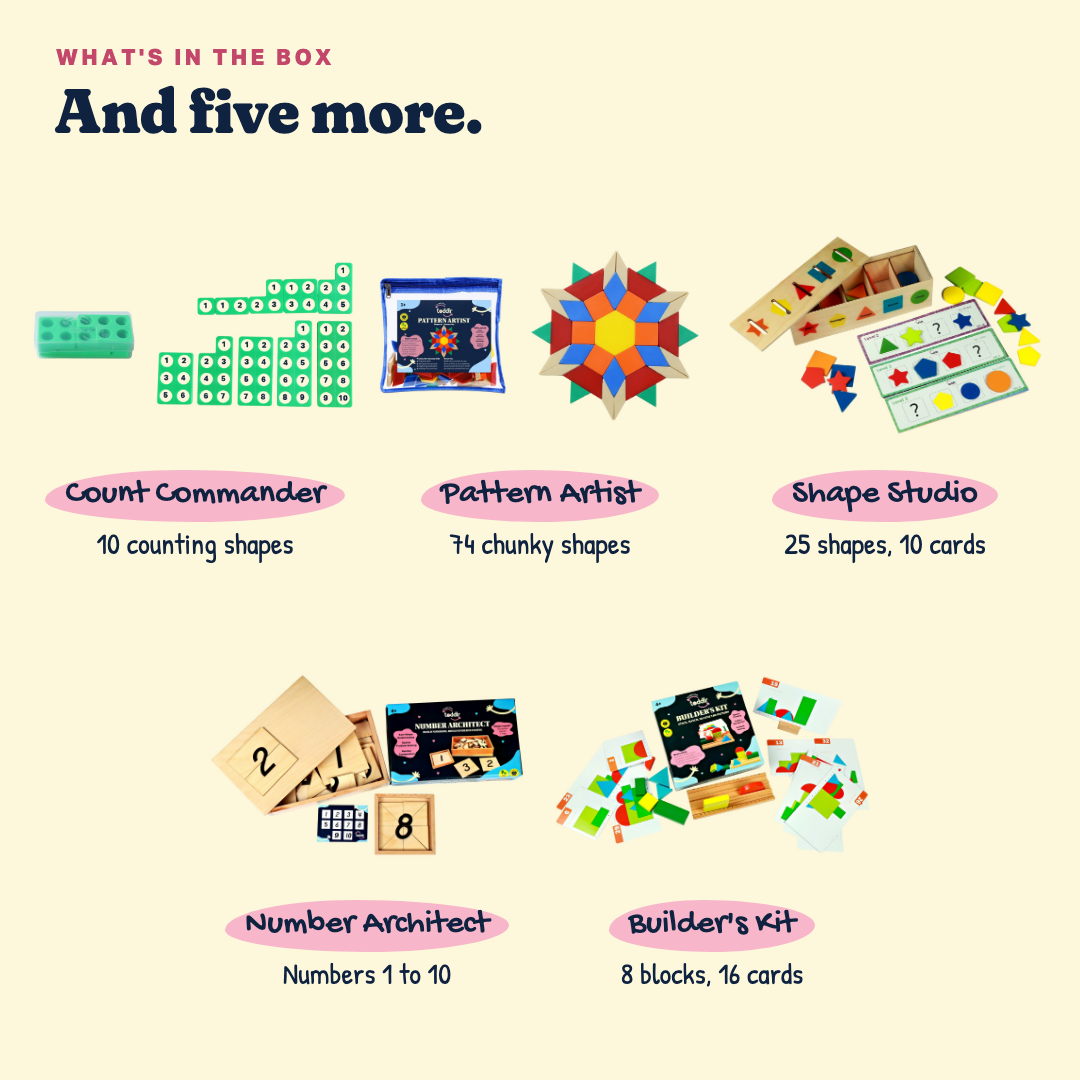 What's in the box: The Complete Head Start, toys 6 to 10